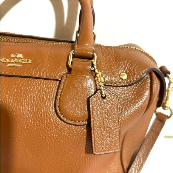 Coach brown crossbody handbag - Picture 11 of 12